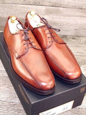 * NIB * $325 Allen Edmonds ORD Derby 11.5 B Narrow Walnut * add $15 new Trees